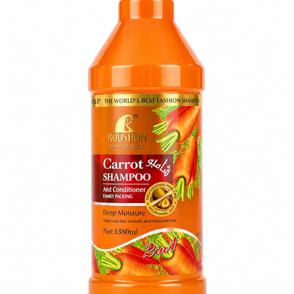 Roushun Karotten Shampoo & Conditioner 2in1 mit Tiefenpflege