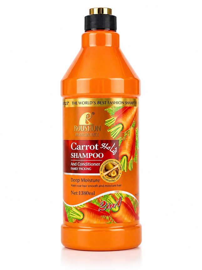 Roushun Karotten Shampoo & Conditioner 2in1 mit Tiefenpflege