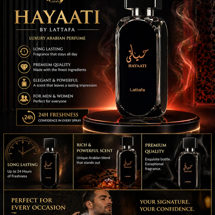 Lattafa Hayaati Eau de Parfum Unisex Luxus-Duft