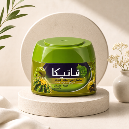 Haarcreme gegen Haarausfall mit Kaktus- und Olivenextrakt