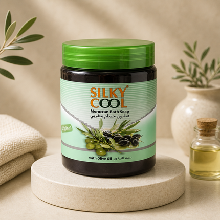 Silky Cool Marokkanische Badeseife mit Olivenöl
